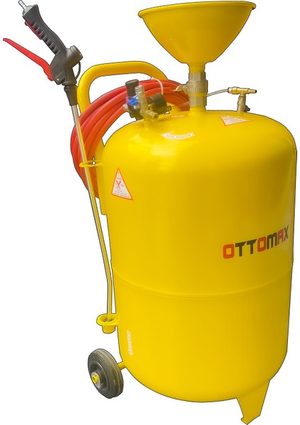 Otx100 Havalı Köpük Tankı 100 Litre Köpük Püskürtme 8 Metre Hortumlu