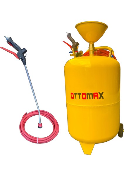 Otx100 Havalı Köpük Tankı 100 Litre Köpük Püskürtme 8 Metre Hortumlu modelleri