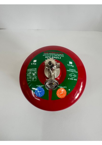 Metropol 2 kg Hfc Gazlı Tavan Tipi Tayfun Söndürme fiyatları