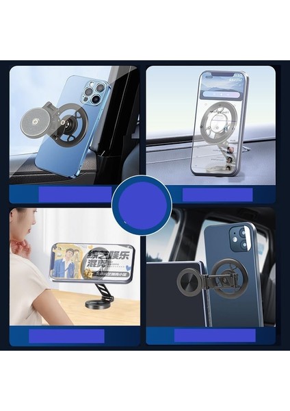 Araç Içi Telefon Tutucu 1080 Derece Ayarlanabilir Mıknatıslı Yapışkanlı Premium Araç Tutucu modelleri
