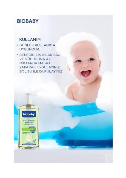 Biobaby Saç ve Vücut Şampuanı (500ML) modelleri