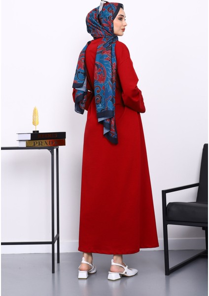 Bordo İki İplik Modal Elbise fırsatları