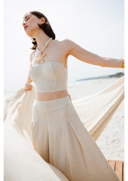 Keten Bandeau Bluz modelleri