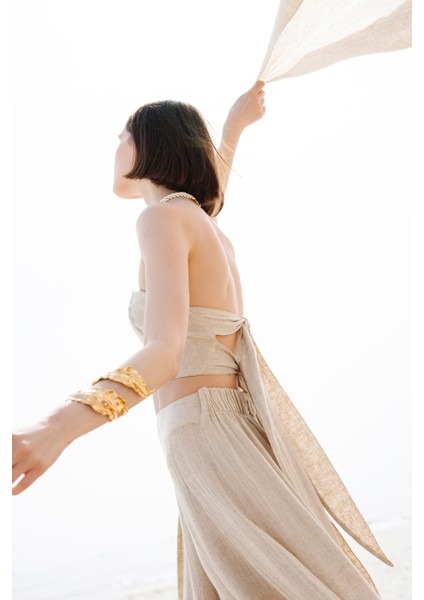 Keten Bandeau Bluz indirimleri