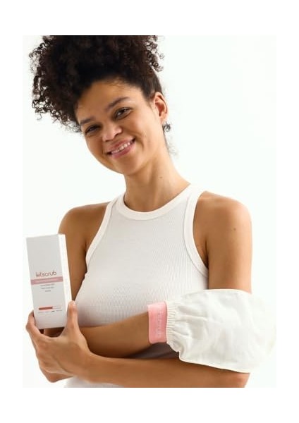 Let&apos;scrub Ekru Banyo Duş Kesesi Peeling ELDIVENI%100 Floş Ipek Normal Ciltler Için fiyatları
