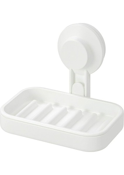 Tısken Vantuzlu Sabunluk, Beyaz, Tek Boy