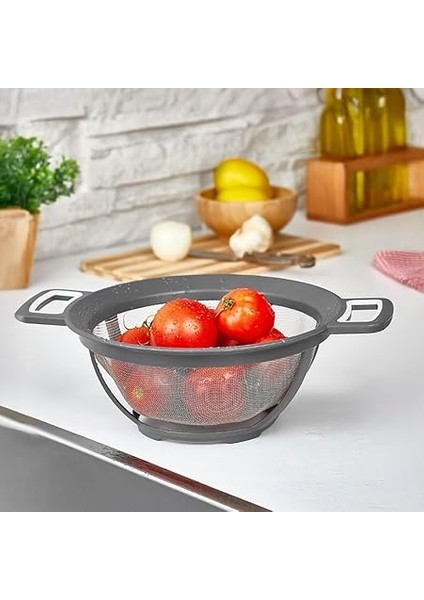 Plastik Süzgeç – Makarna, Pirinç, Sebze ve Meyve Süzme Kabı | Ayaklı ve Kulplu, Yükseltilmiş Tabanlı, 31X23CM, Dayanıklı ve Pratik (Asorti) fiyatları