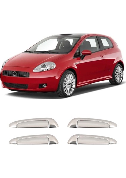 Fiat Punto 2005 Üzeri Krom Kapı Kolu 4 Kapı Paslanmaz Çelik fiyatları