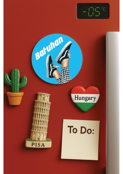 Kişiye Özel Isim Yazılı Dekoratif Buzdolabı Ofis Ev Magneti Magnet Büyük Jumbo Boy Dizayn9