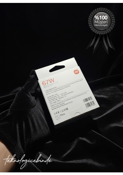 67WATT Hızlı Şarj Aleti Adaptör + Kablo Set Turbo Açar fiyatları