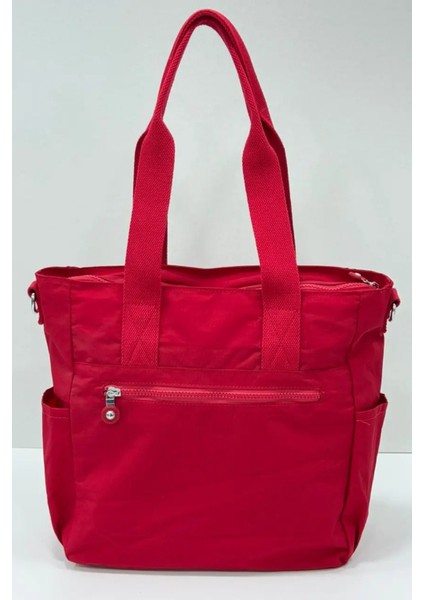 Çok Cepli Kadın Omuz Çantası Orta Boy Günlük HV3032 Kırmızı fiyatları