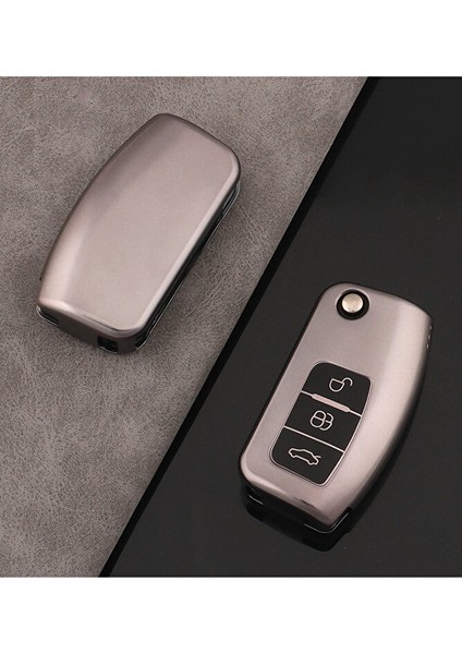 Ford Fiesta Focus Courier B-C Max Kuga Gri Silikon Anahtar Kılıfı Anahtar Kabı