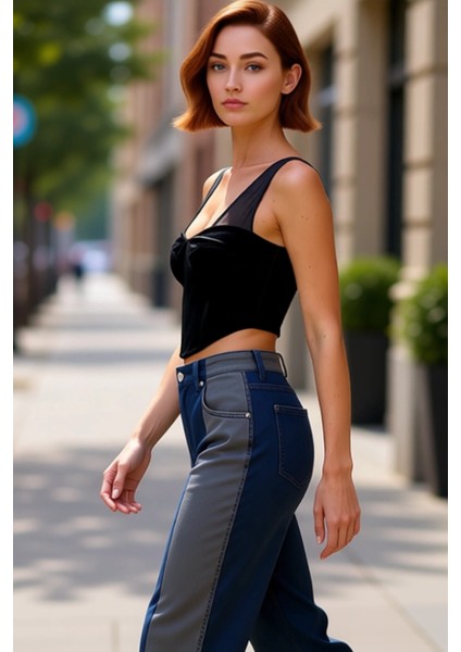 Kadın Kadife Kalp Yaka Ince Askılı Crop Üst Gündüzden Geceye Şıklık Kaliteli Şık Rahat Modern fırsatları