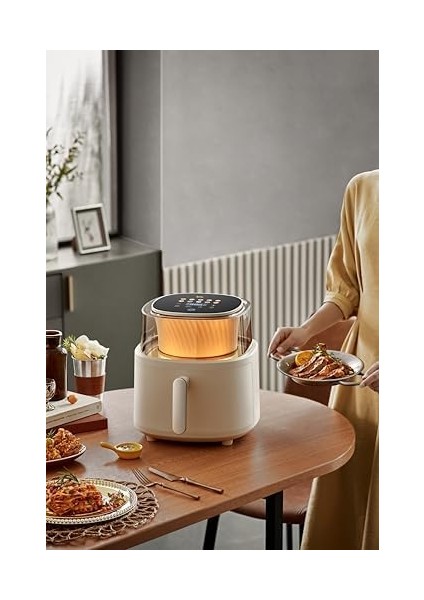 BR660 Fritöz Otomatik Karıştırıcı Zaman Ayarı Xl 6 Litre Airfryer modelleri