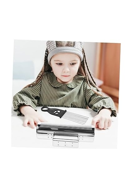 1set Paslanmaz Çelik Guiro Seti Eğitici Müzik Araçları Için Metal Perküsyon Aleti Taşınabilir El Perküsyon Aracı ve Yetişkinler Için Müzik Eğitiminde Kullanım fırsatları