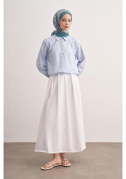 Lily Mavi Vela Floş Şal fırsatları