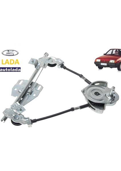 Lada Samara 2108-2109-2115 Kapı Cam Mekanizması Krikosu Arka Sağ Dmz Rus 21090620401002R