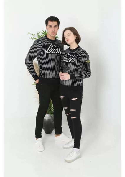 Erkek Bisiklet Yaka Yün Örmeli Triko Kazak - Siyah fiyatları