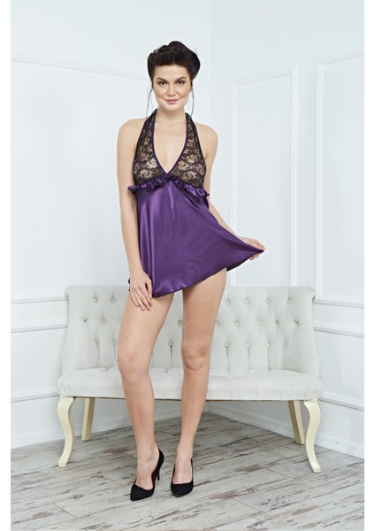 Kadın Şık Saten Gecelik Takım - Meleners fiyatları