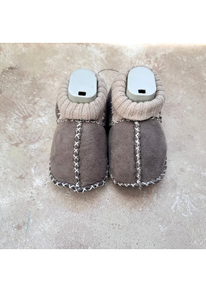 El Örgüsü Pamuk Ip Bebek Patikleri Hediye Kutulu, El Yapımı, Yumuşak ve Rahat