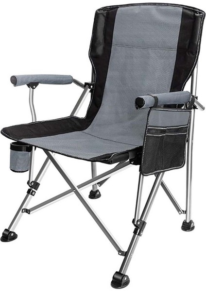 River Side Katlanabilir Kamp Sandalyesi Gri