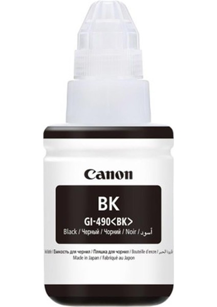 GI-490BK Black Siyah Şişe Mürekkep G1411-2411-3411-4411