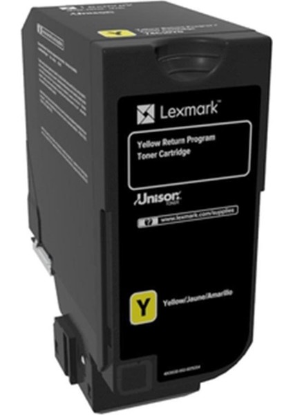 74C50Y0 3.000 Sayfa Yellow Sarı Toner CS720-725 CX725