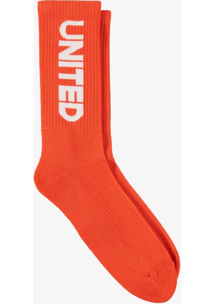 Unıted4 Kadın Kırmızı Çorap