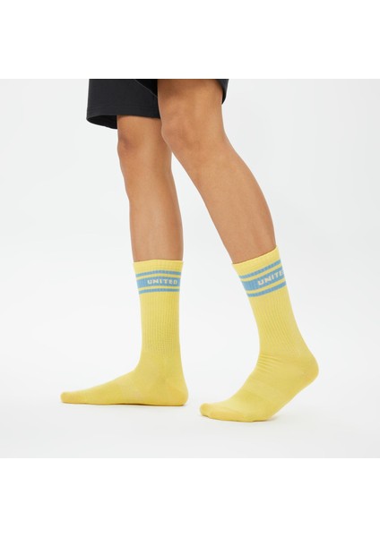Unıted4 Erkek Mavi/sarı 2'li Çorap fırsatları