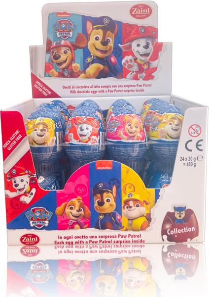 Paw Petrol Çikolatalı Sürpriz Yumurta 24 Adet