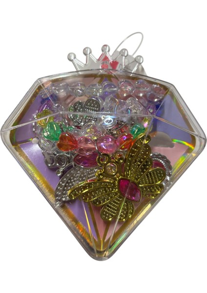 Prenses Elmas Kutusunda Takı Seti