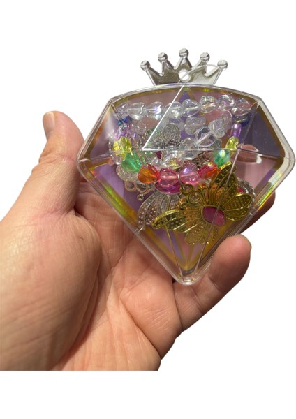 Prenses Elmas Kutusunda Takı Seti modelleri