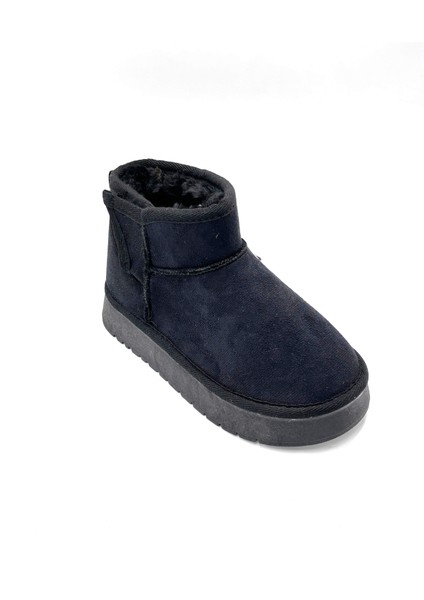 Içi Kürklü Hafif Çocuk Bot Siyah