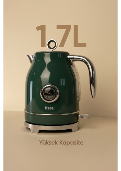 Isı Göstergeli Retro Kettle Su Isıtıcısı 1,7 Litre FR-KT05 Vintheat fiyatları