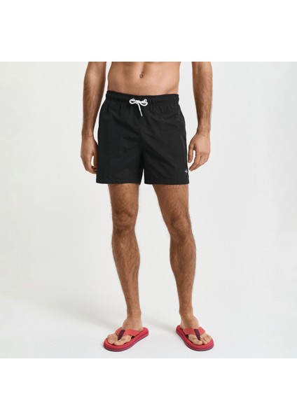 Erkek Siyah Regular Fit Mayo Şort fiyatları