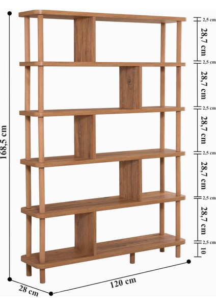 Dora Meta Kitaplık 120X28 modelleri