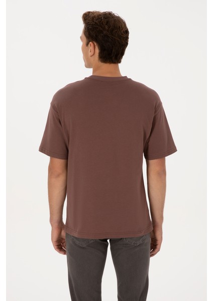 Erkek Kahverengi Tişört 50324811-VR029 indirimleri