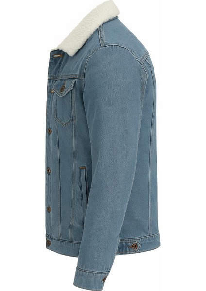 Zbd Erkek Slim Fit Kürklü Kot Ceket - 7432 fiyatları