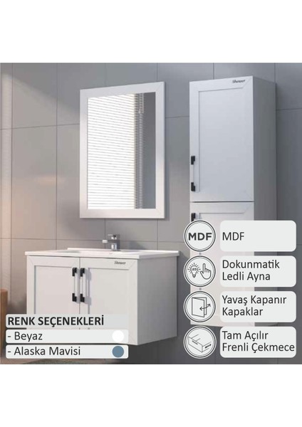 Lexa Banyo Dolabı 75 cm (Boy Dolabı Dahil Değildir.) fiyatları