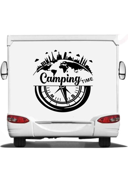 Kamp Sticker, Camping Time,off Road -4x4-Adventure Sticker, Araba Oto Pickup Sticker 02517 modelleri