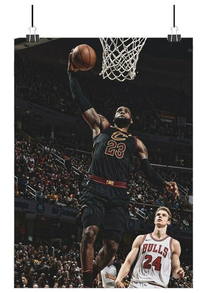 Lebron James Poster4 - Retro Duvar Dekoru