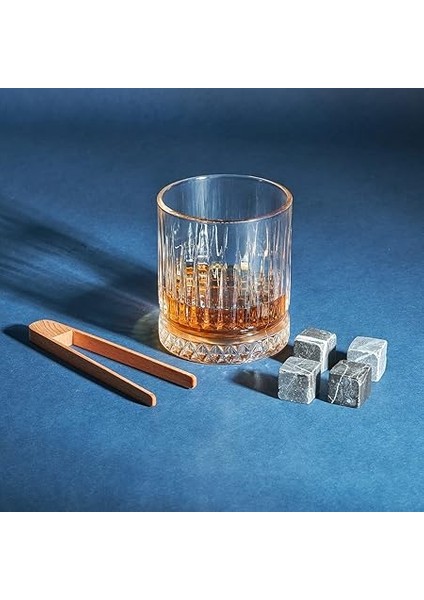 Arkadaşa Hediye Ahşap Kutulu 2'li Glasgow Viski Kadeh Seti + 6 Soğutucu Taş indirimleri