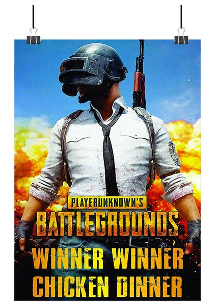 Pubg: Battlegrounds Poster1 - Retro Duvar Dekoru