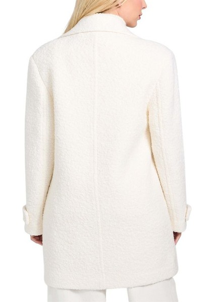 Kadın Leona Yün Karışımlı Kaban - Beyaz fiyatları