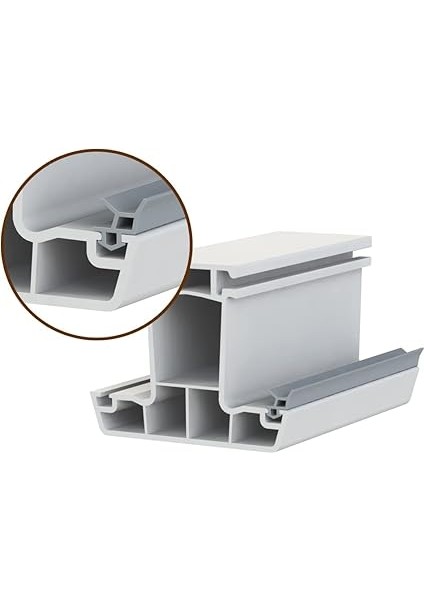 Kalın Fitil Pvc Kapı Pencere Contası Pvc Doğrama Fitili 25 Metre Gri fiyatları