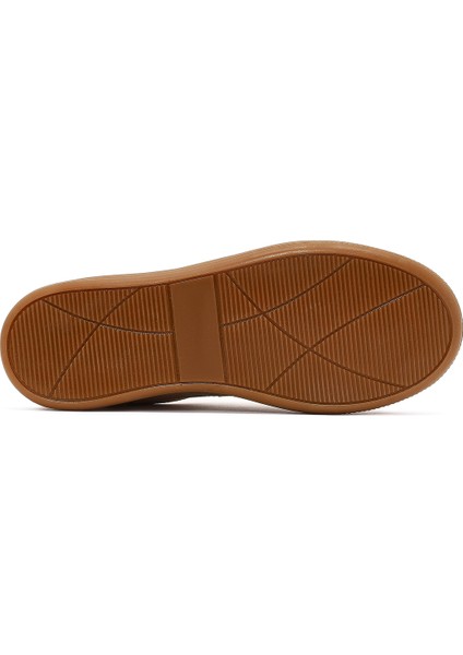 Kadın Bej Bağcıklı Kalın Tabanlı Süet Sneaker 25AFE145210 fırsatları