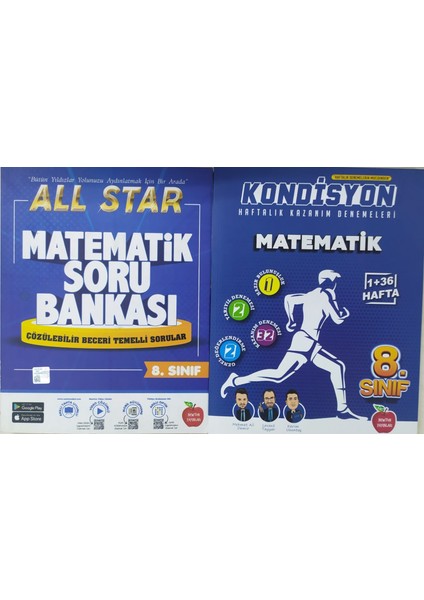 Newton Yayınları 8. Sınıf Matematik All Star Soru Bankası+Kondisyon Denemeleri