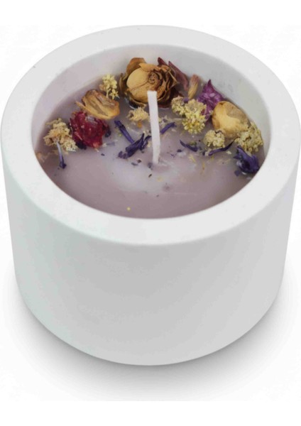 El Yapımı Kuru Çiçekli Kokulu Aromaterapi Mum – Kapaklı Dekoratif Tasarım modelleri