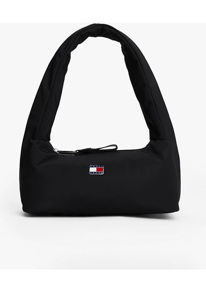 Kadın Urban Pofuduk Askılı Omuz Çantası - Siyah