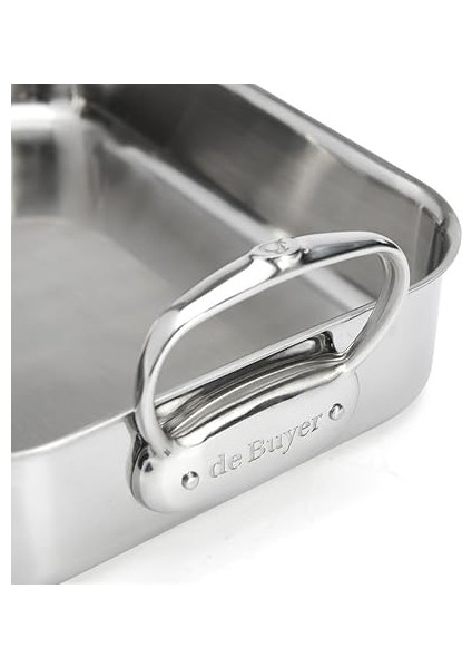 Buyer 3727.35 Kızartma Sacı, Gri Paslanmaz Çelik 35 x 25 cm modelleri